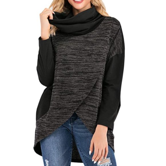 Sweaters - NWT Marled Cowl Neck Oversized Slouchy Sweater